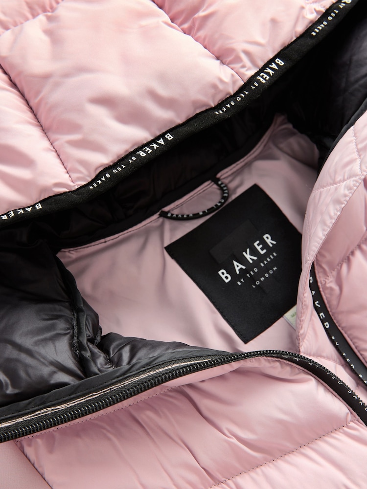 Roxa - Casaco peplum leve e acolchoado resistente à chuva Baker by Ted Baker - Imagem 11 de 11