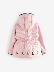 Roxa - Casaco peplum leve e acolchoado resistente à chuva Baker by Ted Baker - Imagem 8 de 11