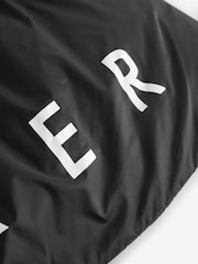 أسود - معطف مبطن خفيف مقاوم للماء بكشكشة على الخصر من Baker by Ted Baker - صورة 14 من 16