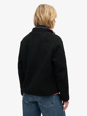 Superdry Black Outdoor Half Zip Fleece - Image 2 of 7