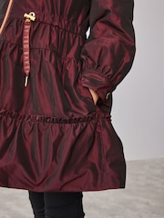 Baker by Ted Baker Shower Resistant Tiered Frill Raincoat - Image 10 of 17