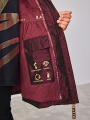 Baker by Ted Baker Shower Resistant Tiered Frill Raincoat - Image 8 of 17