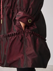 Baker by Ted Baker Shower Resistant Tiered Frill Raincoat - Image 9 of 17