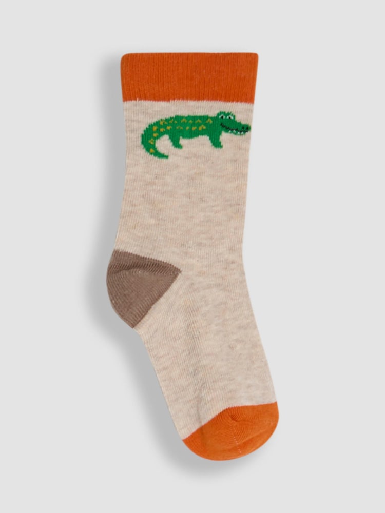 JoJo Maman Bébé Navy 3-Pack Printed Socks - Image 4 of 4