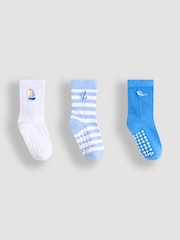 Jojo Maman Bébé vezene nogavice 3 Pack - Slika 1 iz 4
