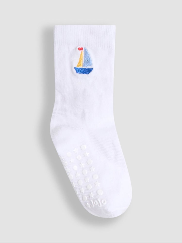 Jojo Maman Bébé vezene nogavice 3 Pack - Slika 2 iz 4