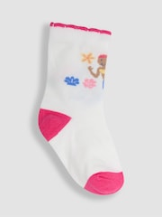 JoJo Maman Bébé Blue 3-Pack Socks - Image 3 of 8