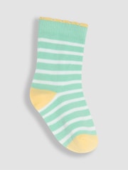 JoJo Maman Bébé Blue 3-Pack Socks - Image 4 of 8