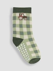 JoJo Maman Bébé Neutral Printed Socks 3 Pack - Image 2 of 4