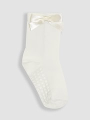 JoJo Maman Bébé Pink Bow Socks 2 Pack - Image 3 of 5