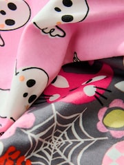Grey Ghost & Pumpkin Print Halloween Snuggle Pyjamas (9mths-12yrs) - Image 4 of 8