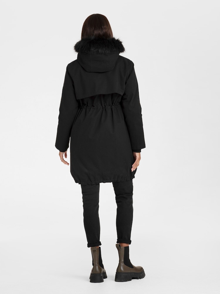 Seraphine Black Premium Sub-Zero Down Filled 3-In-1 Maternity & Babywearing Parka - Image 5 of 5 Seraphine Black Premium Sub-Zero Down Filled 3-In-1 Maternity & Babywearing Parka - Image 5 of 5