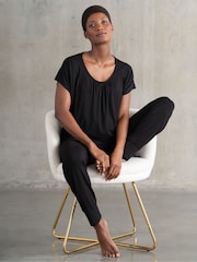 Seraphine Maternity Black Lougewear Set - Image 1 of 8