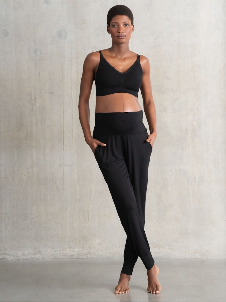 Seraphine Maternity Black Lougewear Set - Image 7 of 8