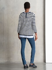 Seraphine Cream Maternity Crew Neck Knit Jumper - Image 4 of 7