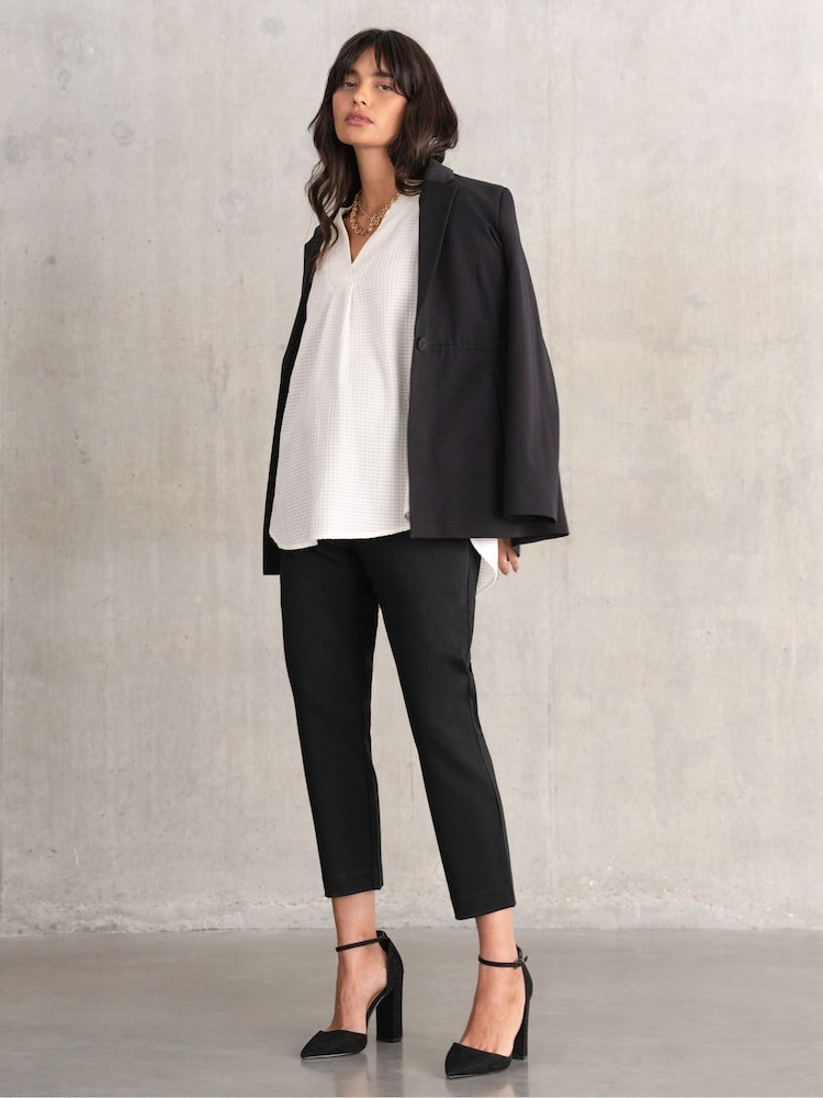 Seraphine Maternity Work Black Trousers - Image 1 of 6