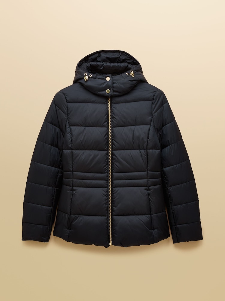 Joules Hadlow Navy Showerproof Padded Coat with Hood - Image 10 of 10 Joules Hadlow Navy Showerproof Padded Coat with Hood - Image 10 of 10