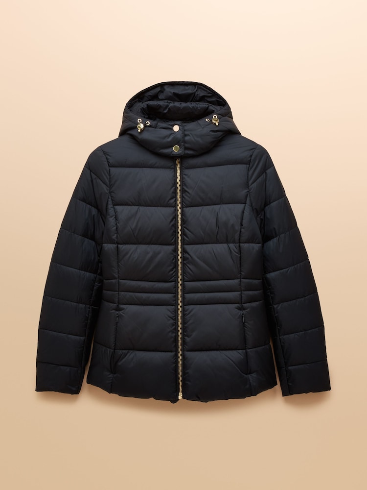 Joules Hadlow Navy Showerproof Padded Coat with Hood - Image 11 of 11 Joules Hadlow Navy Showerproof Padded Coat with Hood - Image 11 of 11