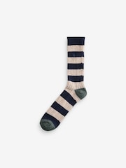 FatFace Khaki Green Nathan Sock 2 Pack - Image 2 of 3