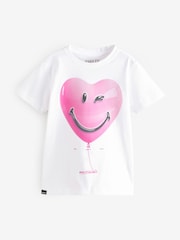 SMILEYWORLD® Girls Graphic Relaxed 100% Cotton T-Shirt - Image 1 of 6