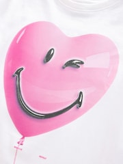 SMILEYWORLD® Girls Graphic Relaxed 100% Cotton T-Shirt - Image 3 of 6