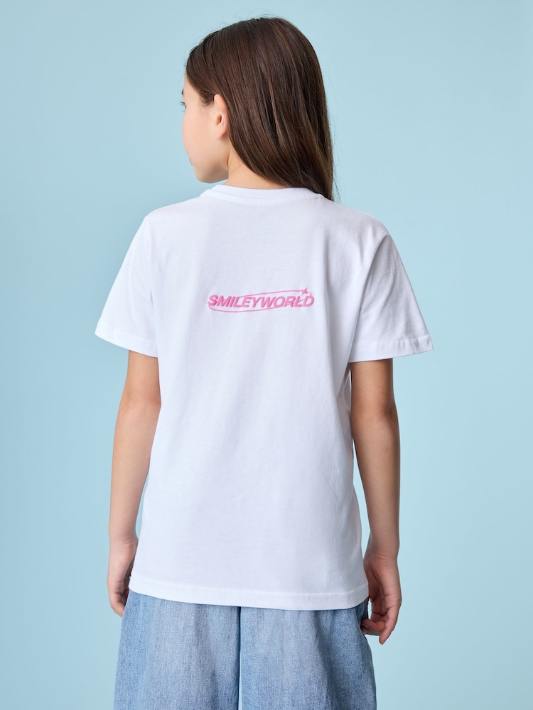 SMILEYWORLD® Girls Graphic Relaxed 100% Cotton T-Shirt - Image 5 of 6