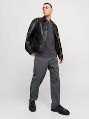 JACK & JONES Grey Alex Baggy Fit Jeans - Image 4 of 7