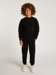 Calvin Klein Black Embroidered Logo Joggers Set - Image 1 of 5