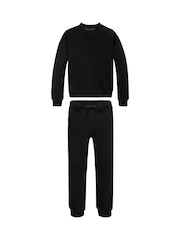 Calvin Klein Black Embroidered Logo Joggers Set - Image 4 of 5