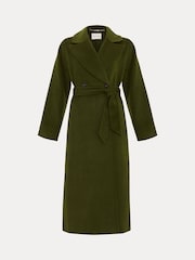 Phase Eight Green Darcy Double Faced Wool Coat - Image 9 of 9