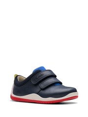Clarks Blue Wide Fit (G) Toddler Noodle Fun Shoes - Image 3 of 8