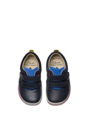 Clarks Blue Wide Fit (G) Toddler Noodle Fun Shoes - Image 5 of 8