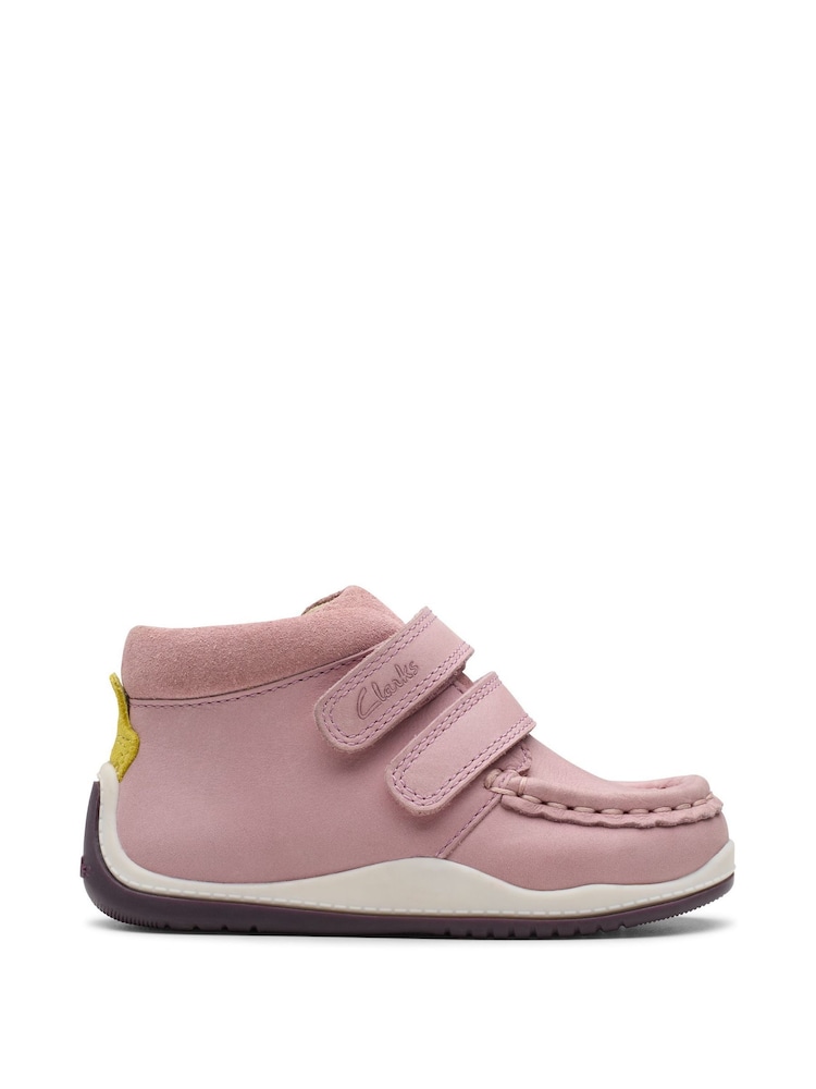 Clarks Pink Noodle Play T Boots - Image 1 of 8