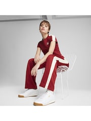Puma Red Womens ICONIC T7 Track Joggers - Image 1 of 7