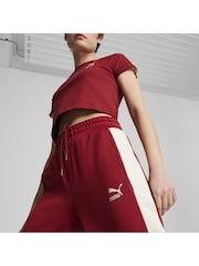 Puma Red Womens ICONIC T7 Track Joggers - Image 2 of 7