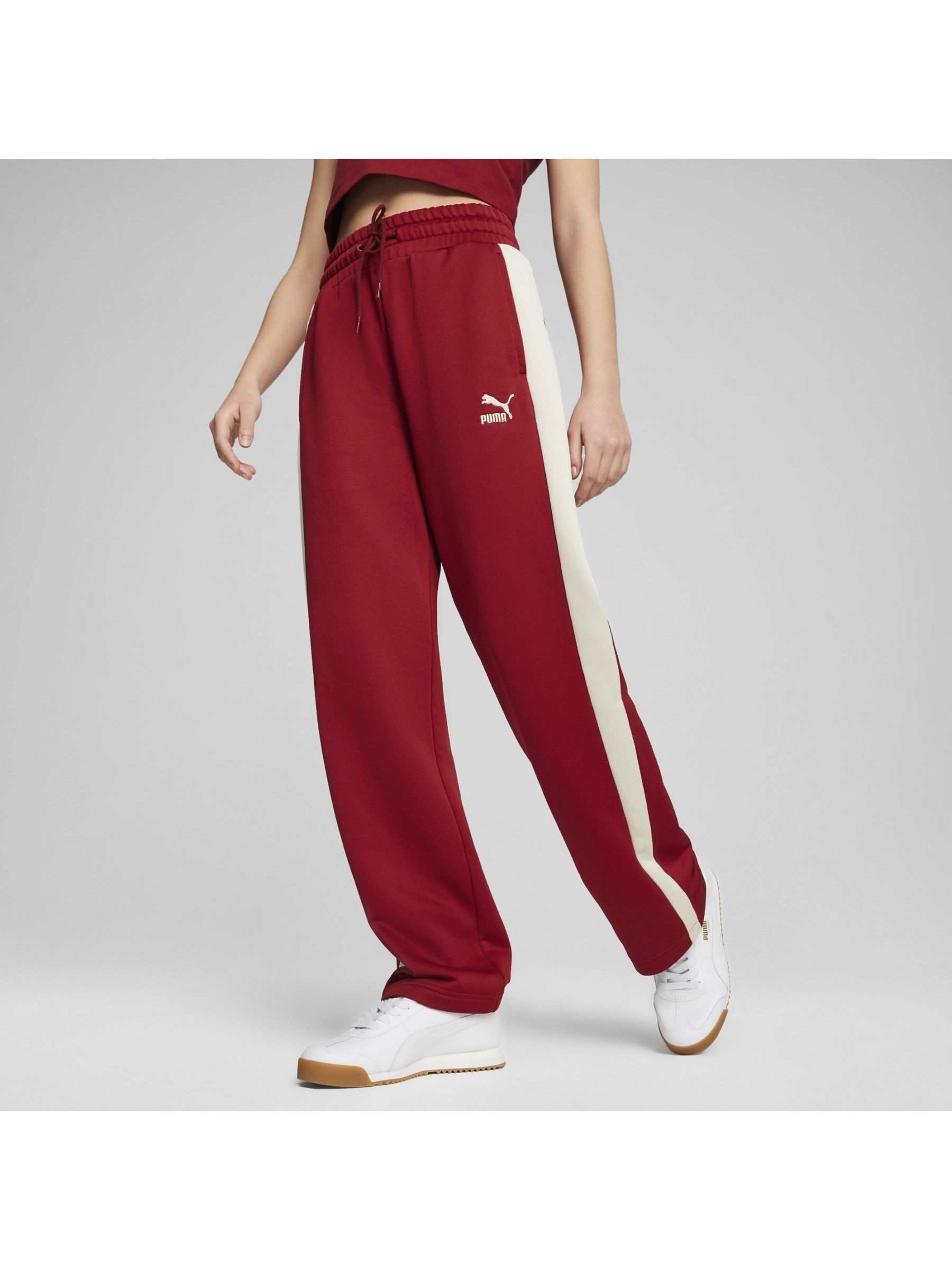 Red puma sweatpants sale