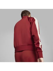 Puma Red Womens Iconic T7 Track Jacket - Image 5 of 7