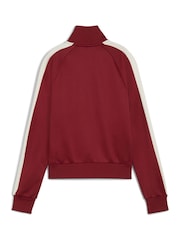 Puma Red Womens Iconic T7 Track Jacket - Image 7 of 7