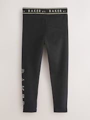Baker by Ted Baker Oversized Stone Foil Branded Hoodie and Leggings Set 2 Piece - Image 15 of 23