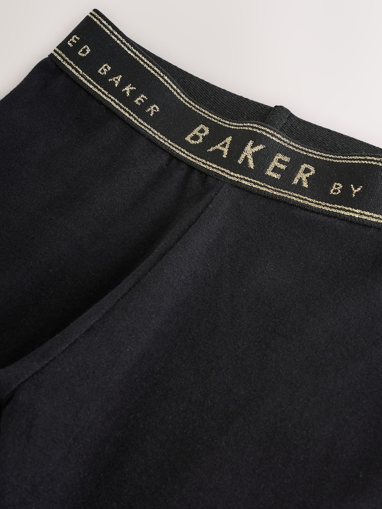 Baker by Ted Baker Oversized Stone Foil Branded Hoodie and Leggings Set 2 Piece - Image 23 of 23