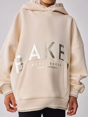Baker by Ted Baker Oversized Stone Foil Branded Hoodie and Leggings Set 2 Piece - Image 6 of 23