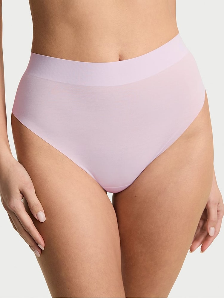Victoria's Secret Delicate Violet Purple Thong Shaping SheerSmoothing™ Knickers - Image 1 of 2