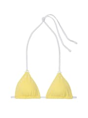 Victoria's Secret PINK Popcorn Yellow Cape May Triangle Bikini Top - Image 4 of 4