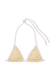 Victoria's Secret PINK Yellow Floral Cape May Triangle Bikini Top - Image 4 of 4