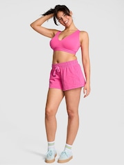 Victoria's Secret PINK Pink Gossip Jersey Shorts - Image 1 of 2