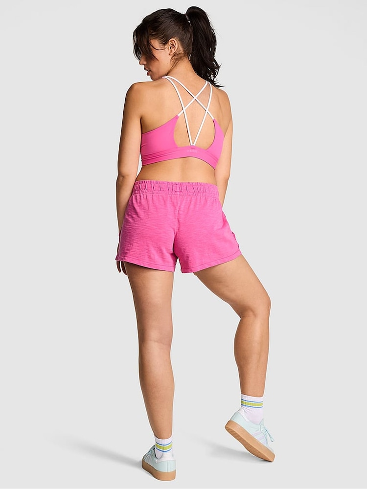 Victoria's Secret PINK Pink Gossip Jersey Shorts - Image 2 of 2