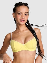 Victoria's Secret PINK Popcorn Yellow Buttercup Bikini Top - Image 1 of 4
