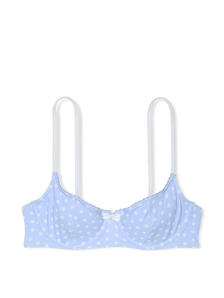 Victoria's Secret PINK Dottie Blue Buttercup Bikini Top - Image 4 of 4