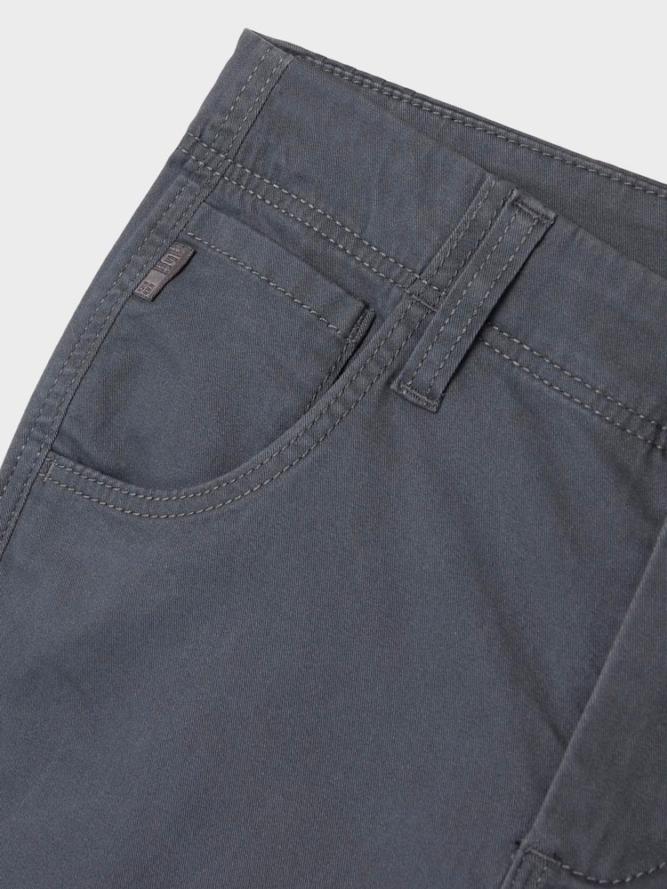 Name It Grey Boys Cargo Trousers - Image 5 of 5