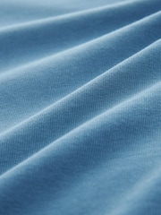 Blue Mid Relaxed Fit Heavyweight T-Shirt - Image 2 of 3